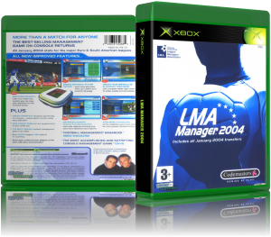LMA Manager 2004 (Europe)3D Boxes Back Front